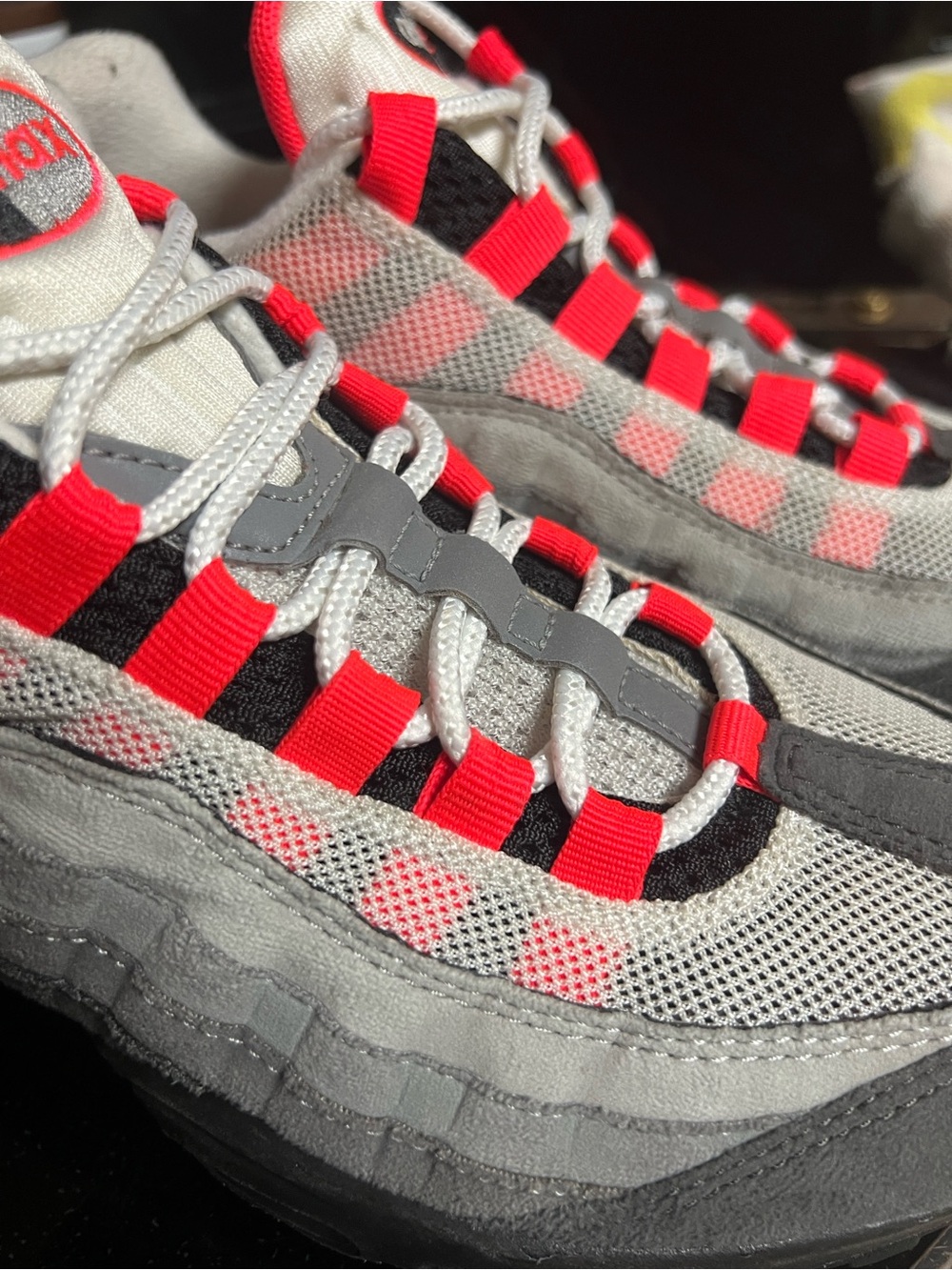 Nike Air Max 95 Black and Red Sneakers
